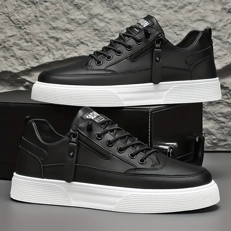 Hudson Leather Sneakers - Prestiqlo