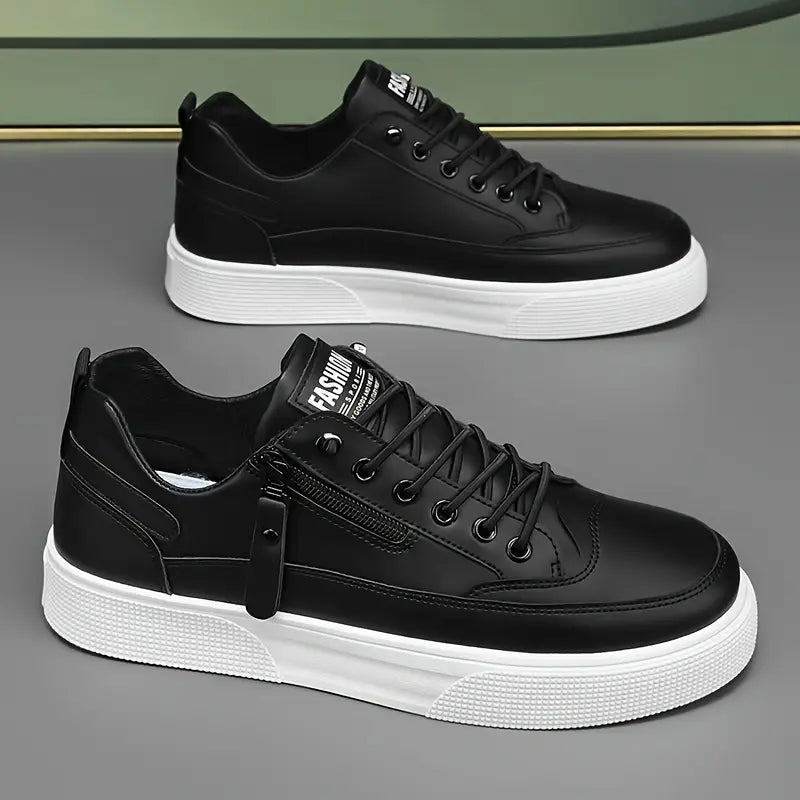 Hudson Leather Sneakers - Prestiqlo