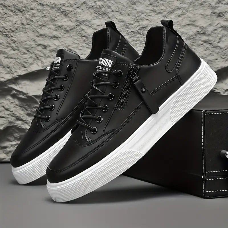 Hudson Leather Sneakers - Prestiqlo