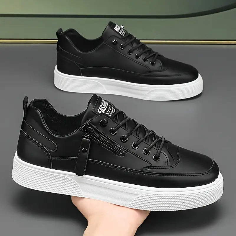 Hudson Leather Sneakers - Prestiqlo