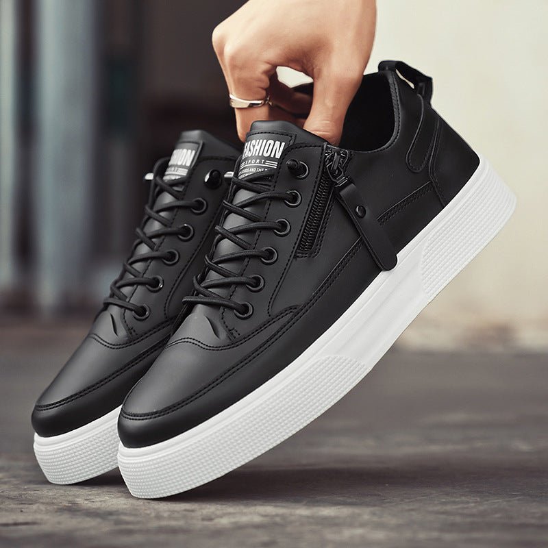 Hudson Leather Sneakers - Prestiqlo