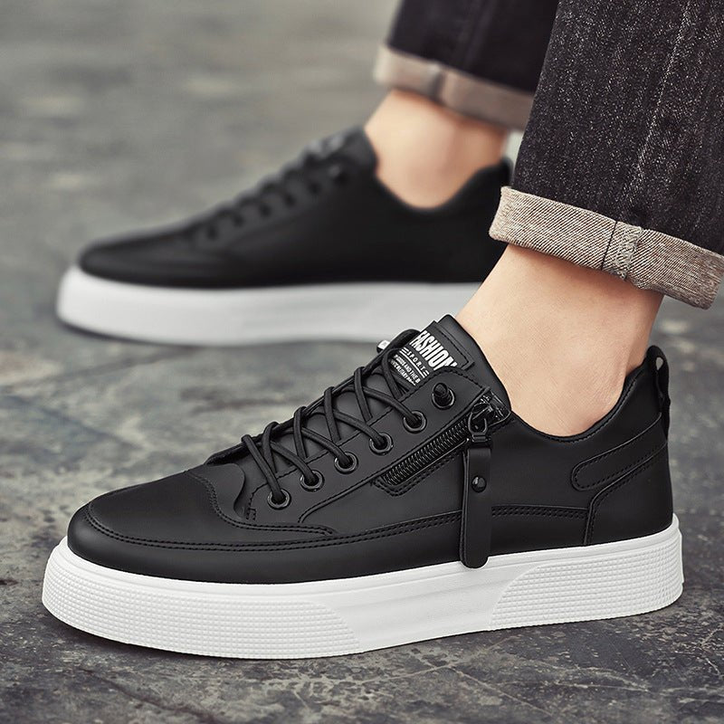 Hudson Leather Sneakers - Prestiqlo