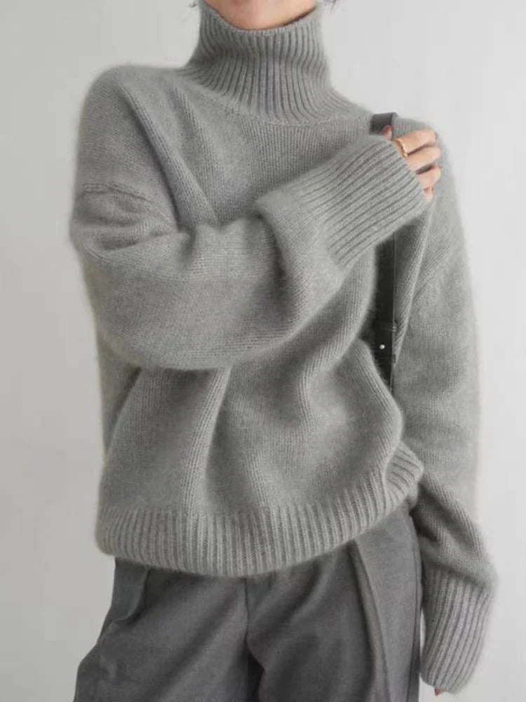 LENA | TURTLENECK SWEATER - Prestiqlo