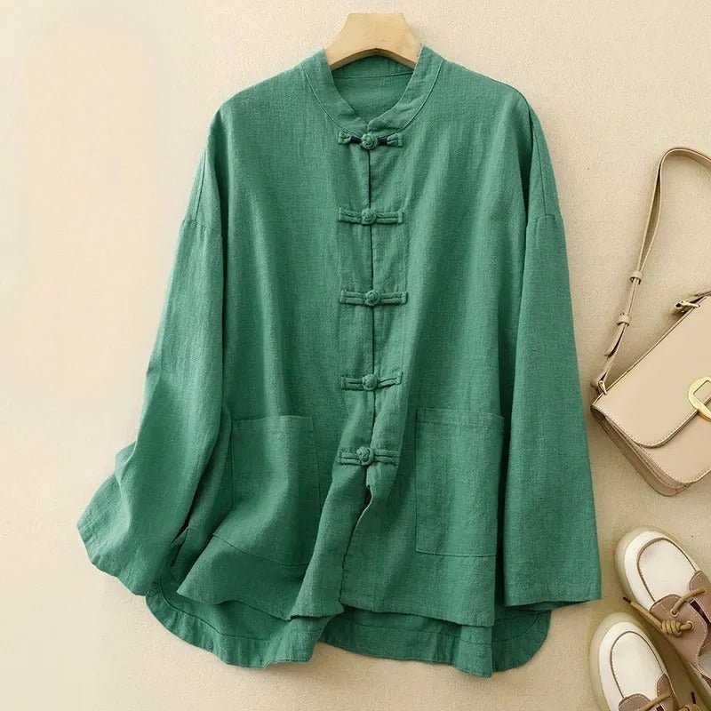 MADINA LINEN SHIRT - Prestiqlo