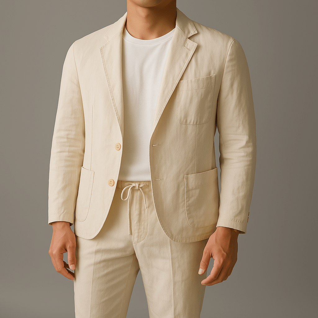 Mario Linen Tailored Set - Prestiqlo