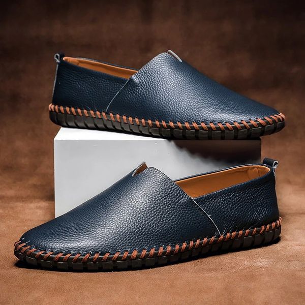 MASSIMO LEATHER LOAFERS - Prestiqlo