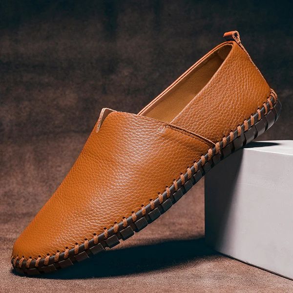 MASSIMO LEATHER LOAFERS - Prestiqlo