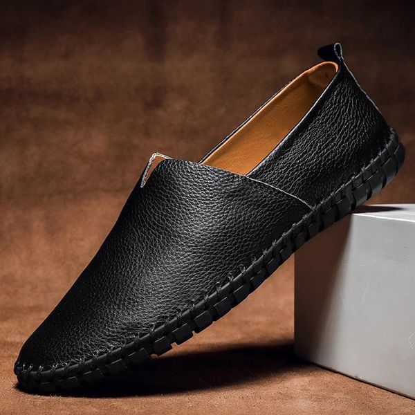MASSIMO LEATHER LOAFERS - Prestiqlo