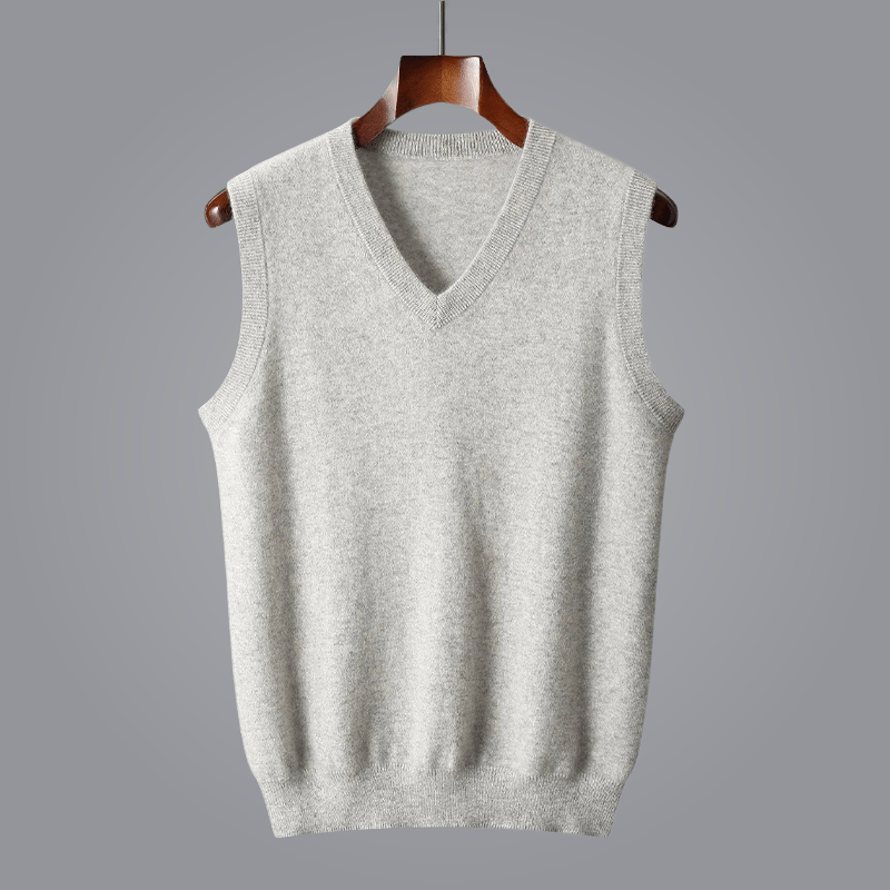 Men's Alfred Cashmere Vest - Prestiqlo