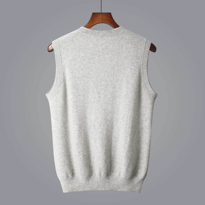 Men's Alfred Cashmere Vest - Prestiqlo
