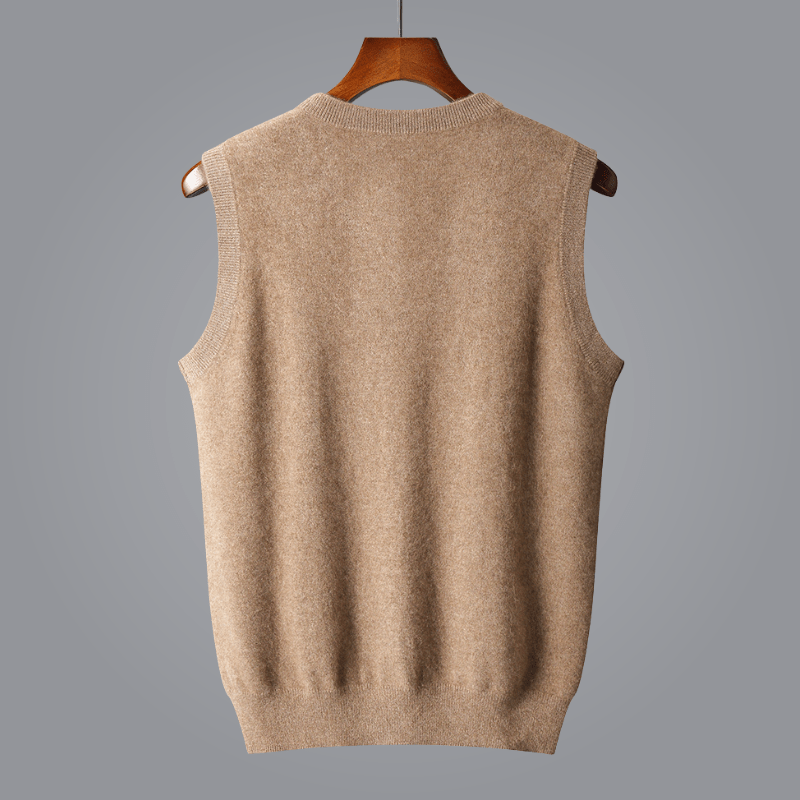 Men's Alfred Cashmere Vest - Prestiqlo
