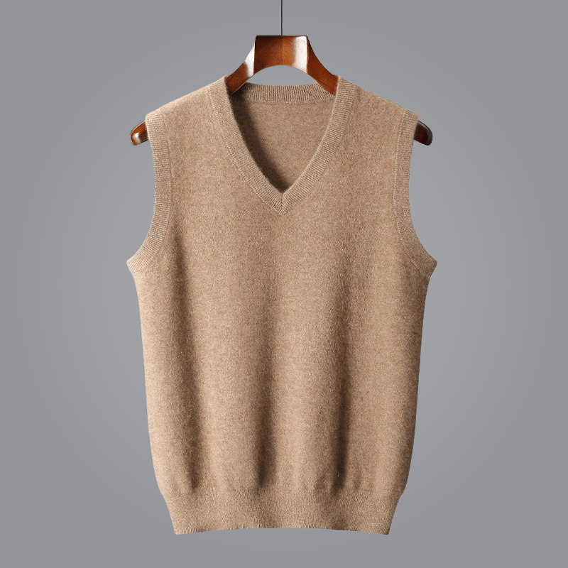 Men's Alfred Cashmere Vest - Prestiqlo