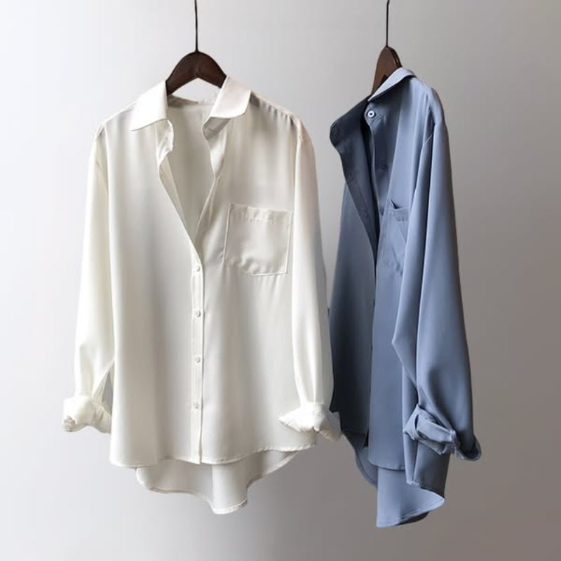 Monaco Silk Blouse Shirt - Prestiqlo