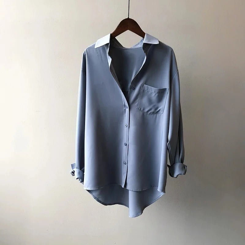 Monaco Silk Blouse Shirt - Prestiqlo