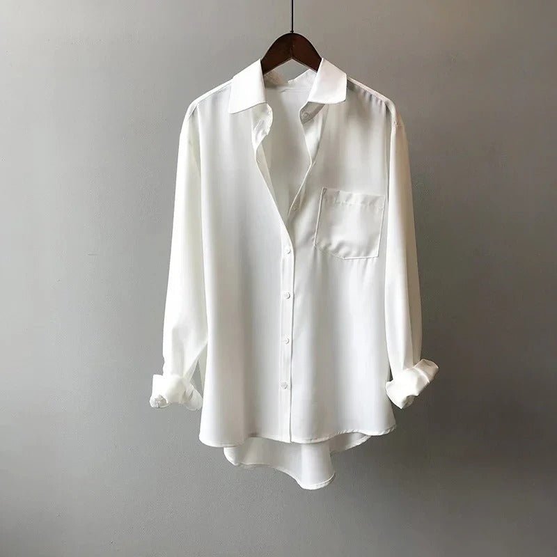 Monaco Silk Blouse Shirt - Prestiqlo