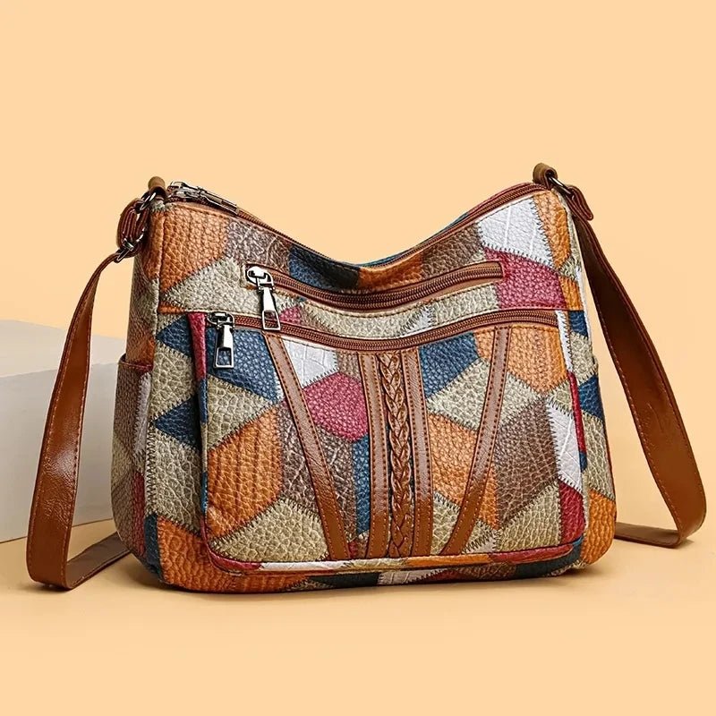 🔥Ne sono rimasti solo 10🔥Borsa a mano Savannah Mosaic - Prestiqlo