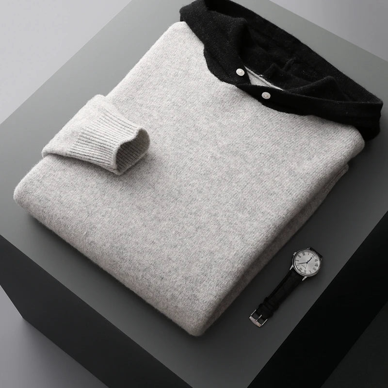 Noam Merino Wool Hoodie - Prestiqlo