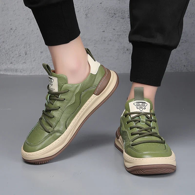 Noble Italiana Genuine Leather Sneakers - Prestiqlo