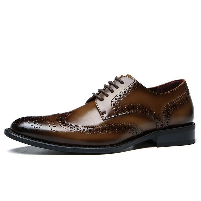 Pembroke 100% Cowhide Brogues - Prestiqlo