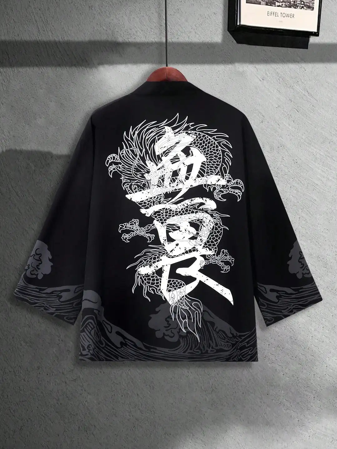 RANMARU KIMONO Men's Summer Short - sleeved Printed Shirt Shirt Fashion National Trend Harajuku Retro Cardigan and Clothing - Prestiqlo