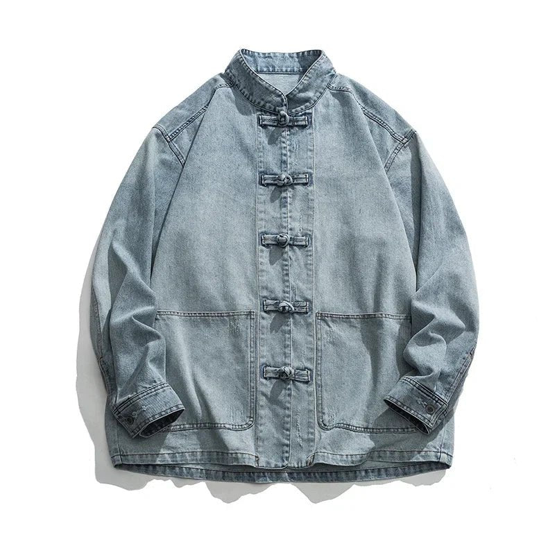 Shaolin Denim Shirt - Prestiqlo