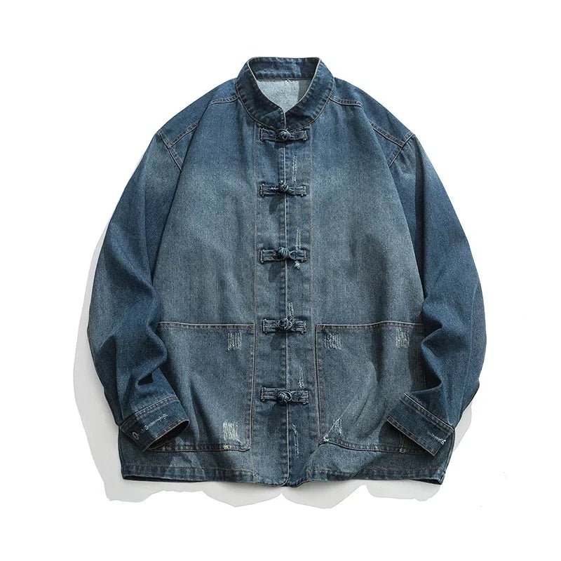 Shaolin Denim Shirt - Prestiqlo