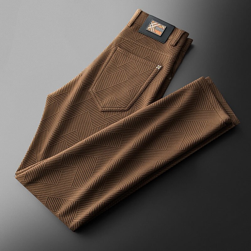 Simon Jacquard Knit Pants - Prestiqlo