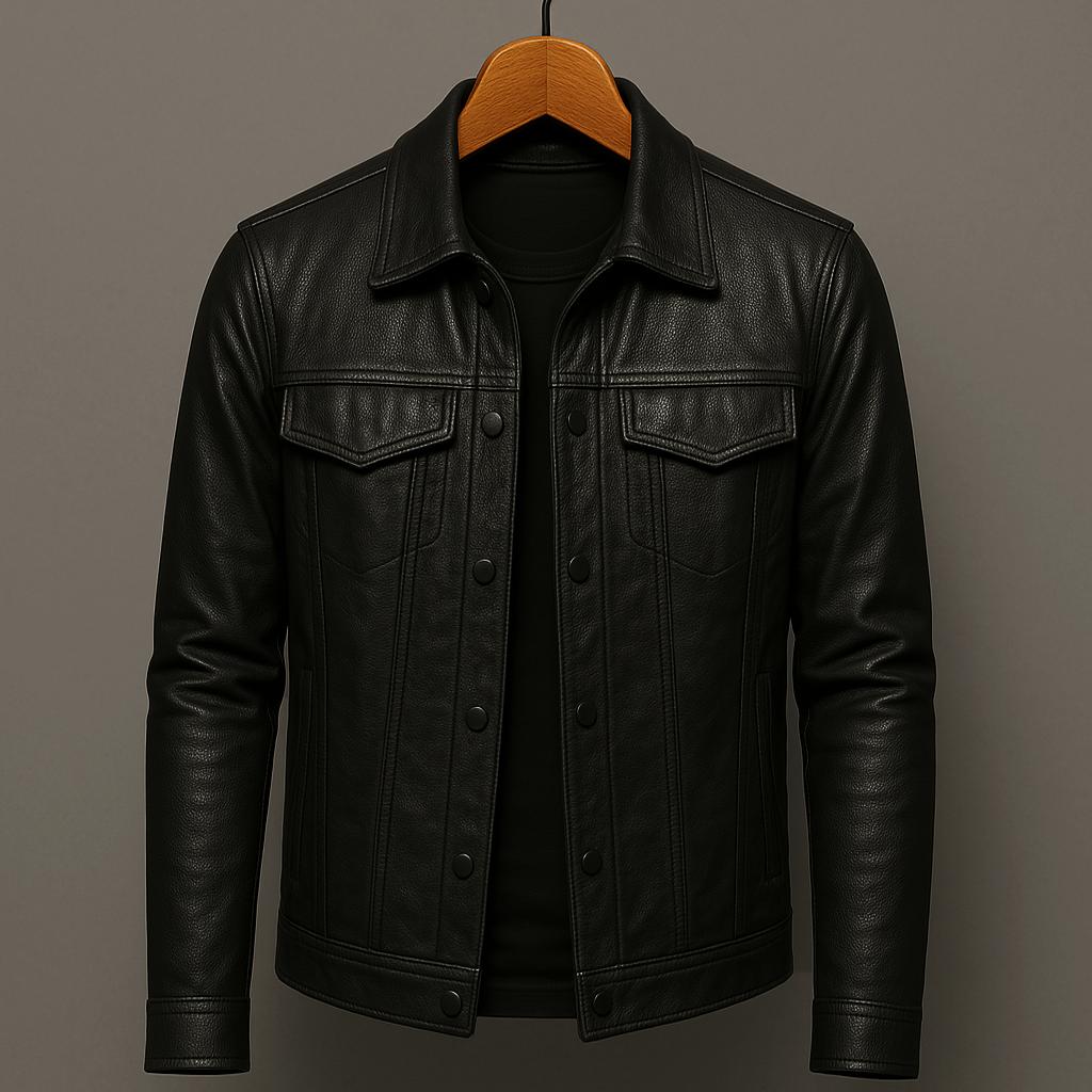 Stalen Leather Jacket - Prestiqlo