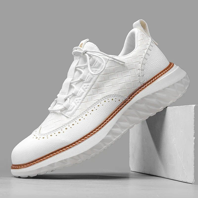 Stratford Leather Sneakers - Prestiqlo
