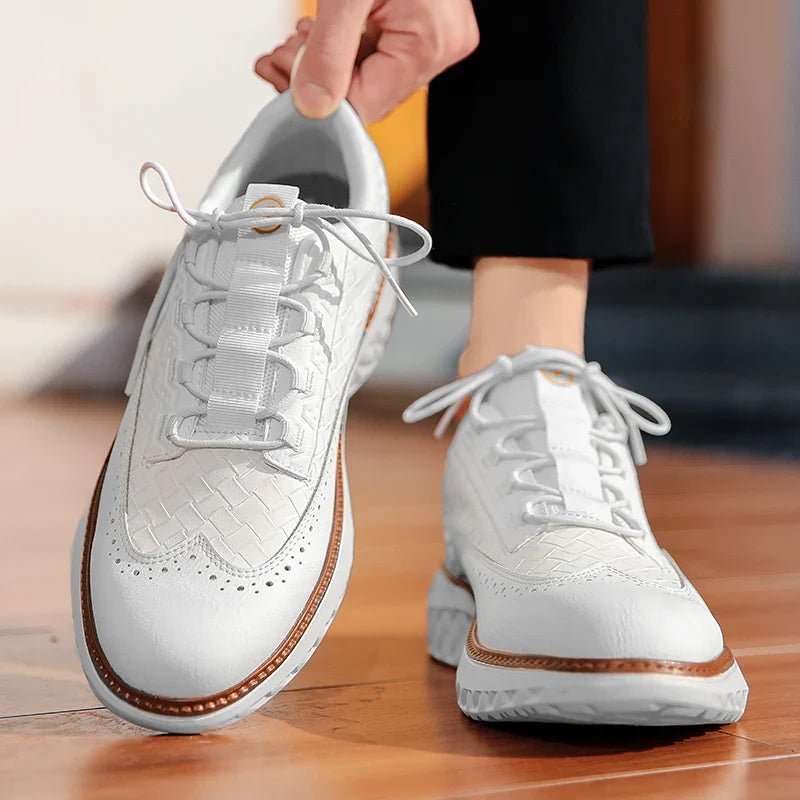 Stratford Leather Sneakers - Prestiqlo