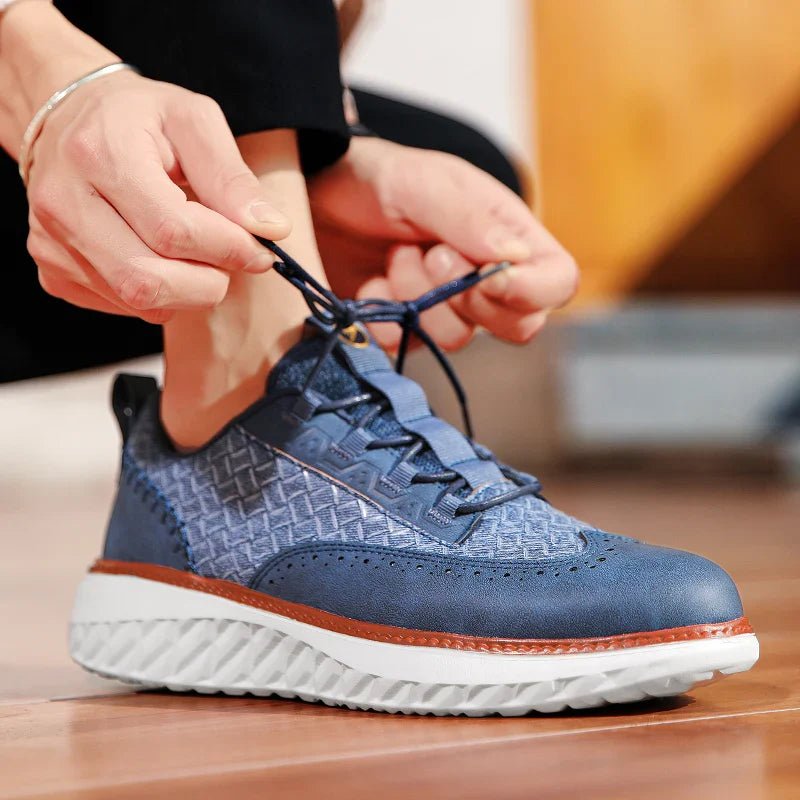 Stratford Leather Sneakers - Prestiqlo