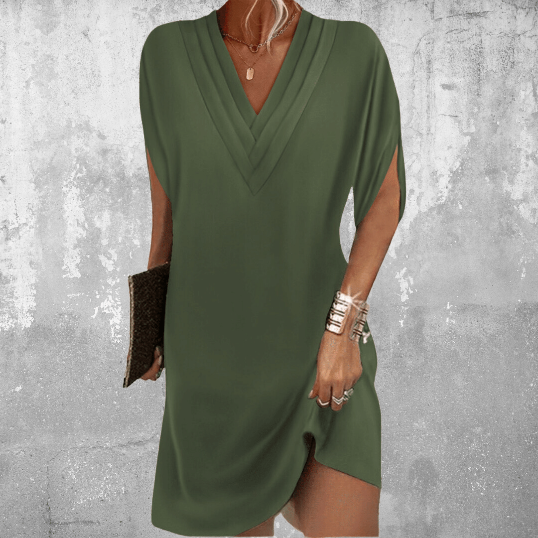Thalia | Flattering Tummy - Hiding Dress - Prestiqlo