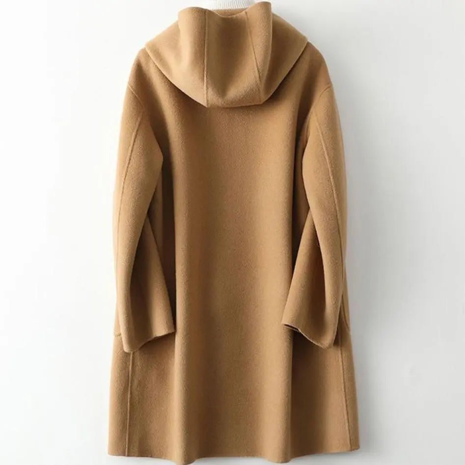 Zoe Clay Wool Overcoat (1+1 Free) - Prestiqlo