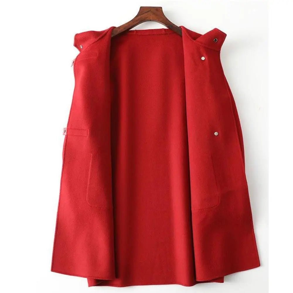 Zoe Clay Wool Overcoat (1+1 Free) - Prestiqlo