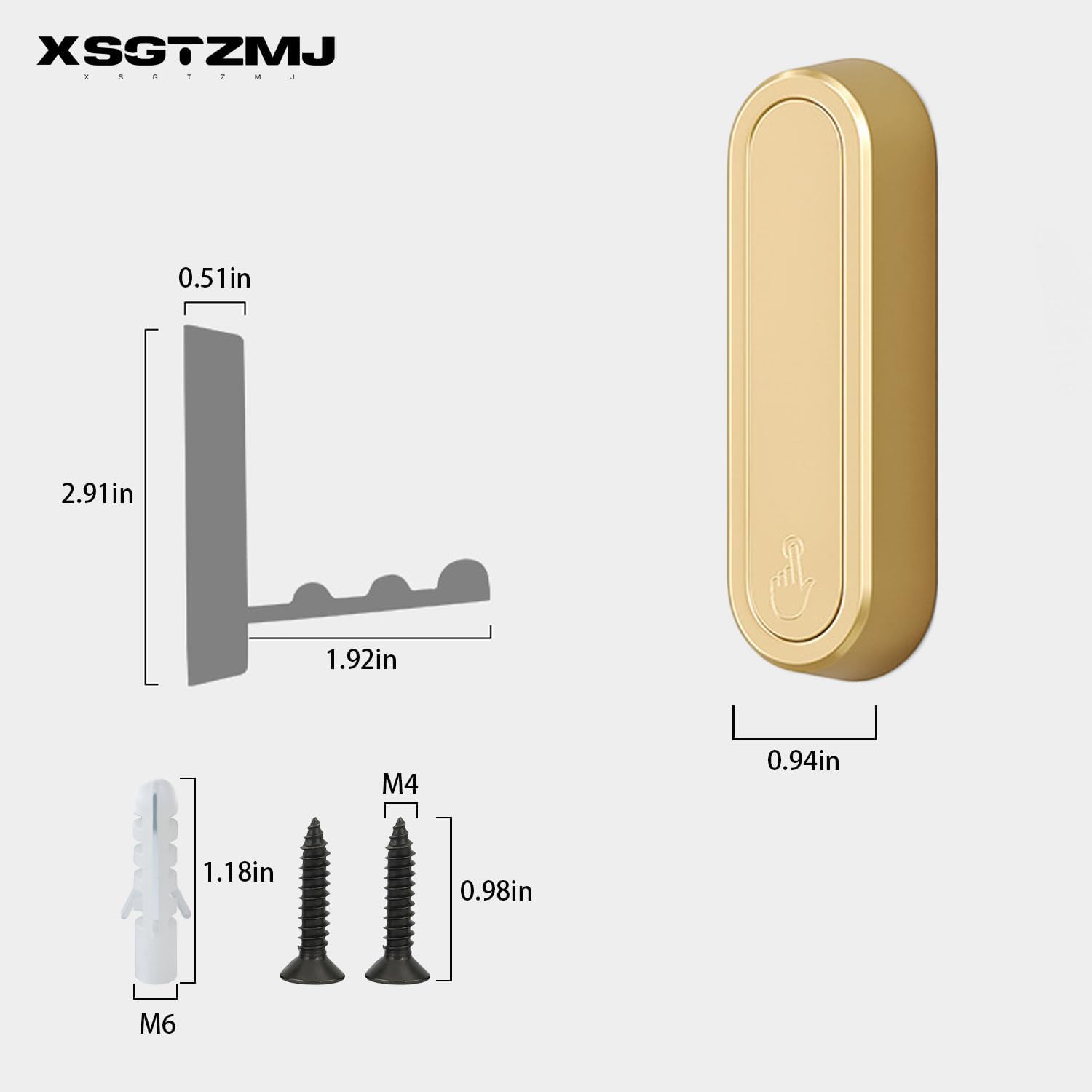 4PCS Folding Coat Hook, Heavy Duty Wall Hooks Made of Zinc Alloy, Foldable Gold Wall Hooks for Hanging Coats, Scarves, Hats, Bathrobes, Keys, Bags (Gold)