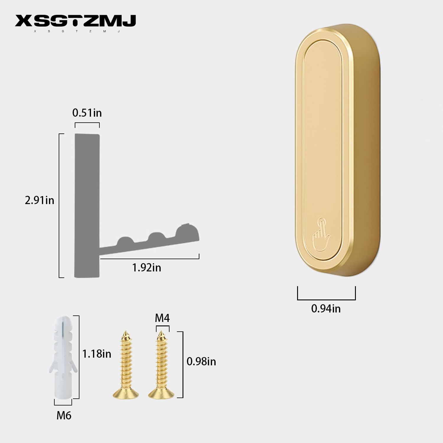 4PCS Folding Coat Hook, Heavy Duty Wall Hooks Made of Zinc Alloy, Foldable Gold Wall Hooks for Hanging Coats, Scarves, Hats, Bathrobes, Keys, Bags (Gold)