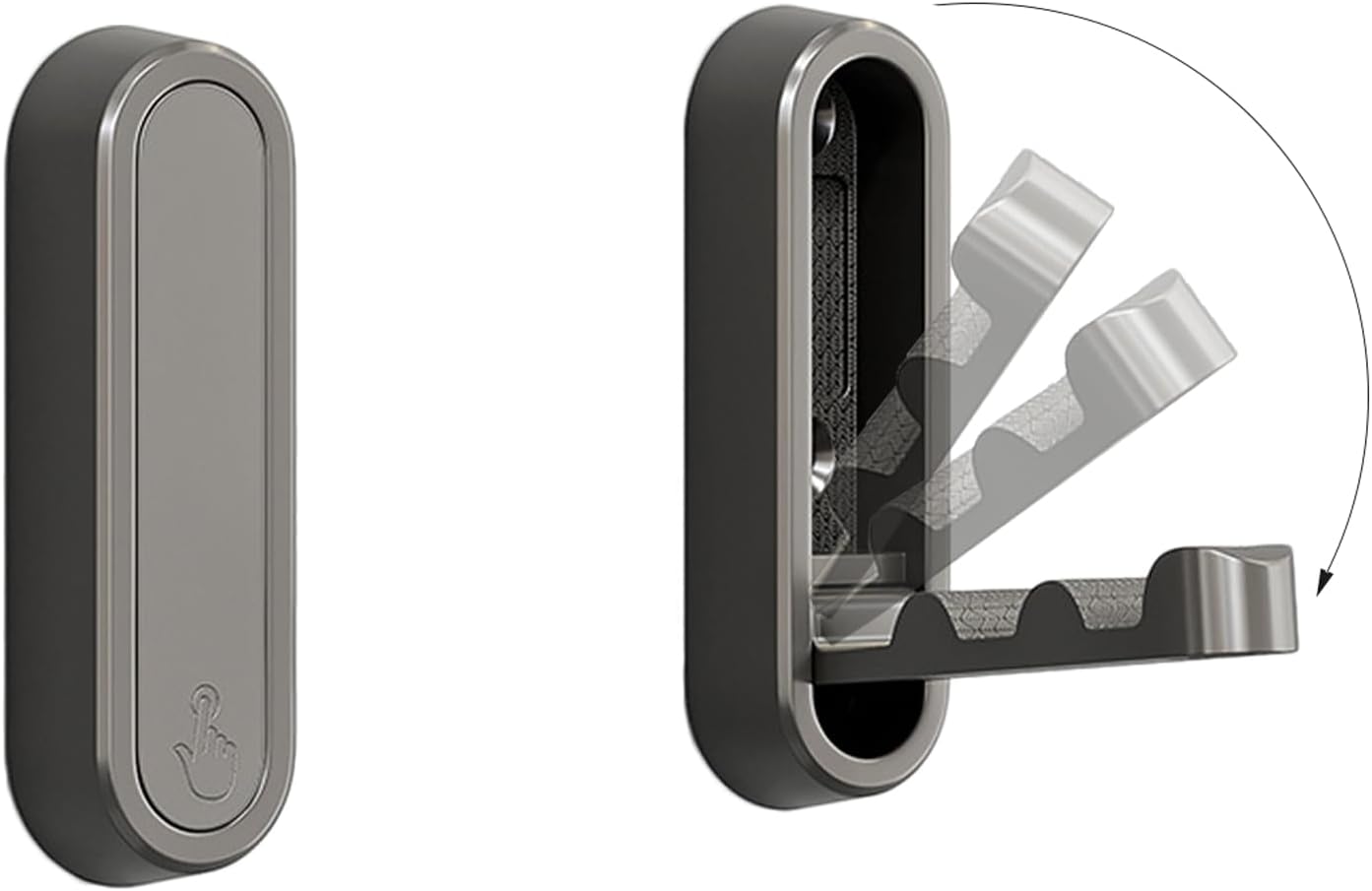 4PCS Folding Coat Hook, Heavy Duty Wall Hooks Made of Zinc Alloy, Foldable Gold Wall Hooks for Hanging Coats, Scarves, Hats, Bathrobes, Keys, Bags (Gold)