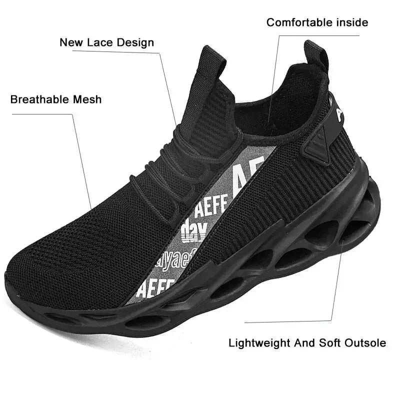 Men's Lightweight Breathable Sneakers | Casual Athletic Shoes for Jogging and Tennis - Prestiqlo