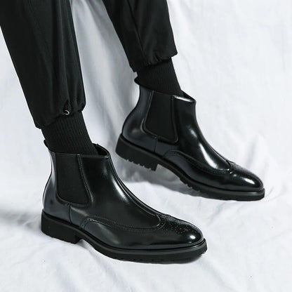 Alden Genuine Leather Chelsea Boots - Prestiqlo