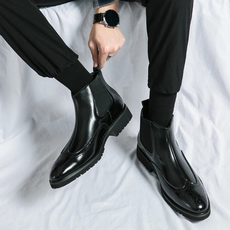 Alden Genuine Leather Chelsea Boots - Prestiqlo