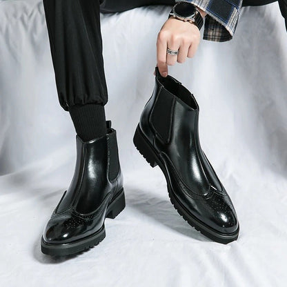 Alden Genuine Leather Chelsea Boots - Prestiqlo