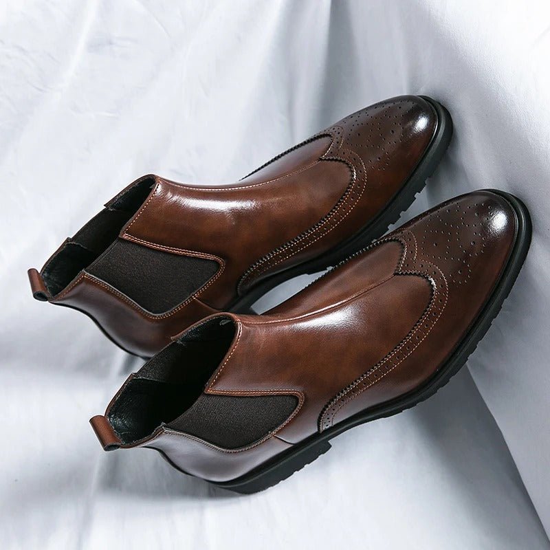 Alden Genuine Leather Chelsea Boots - Prestiqlo