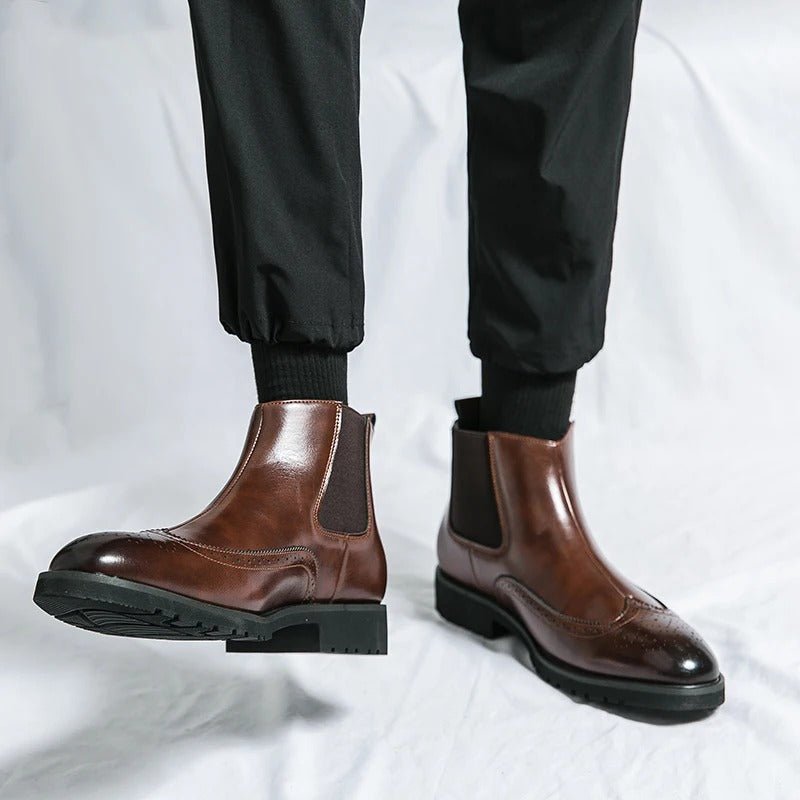 Alden Genuine Leather Chelsea Boots - Prestiqlo