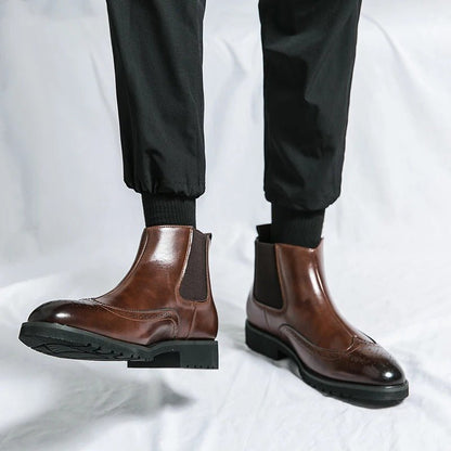 Alden Genuine Leather Chelsea Boots - Prestiqlo