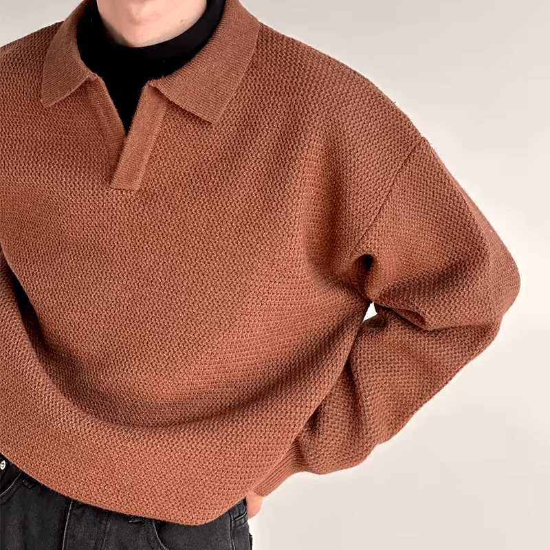 Alpine Polo Sweater (1+1 50% OFF) - Prestiqlo