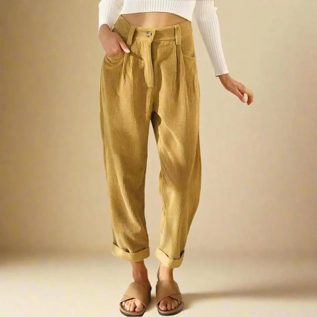 AMARA CORDUROY PANT - Prestiqlo