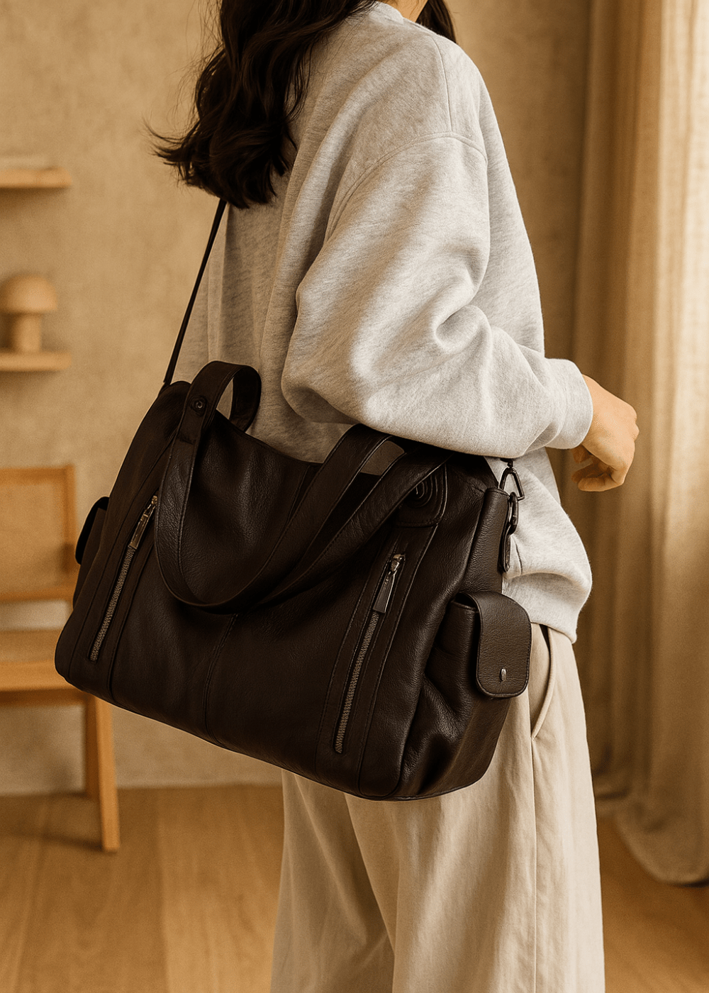 Ange Vegan Leather Bag - Prestiqlo