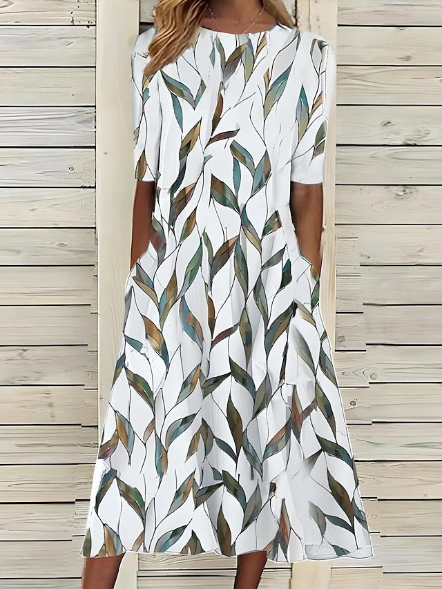 Annie | Coastal Bloom Dress - Prestiqlo