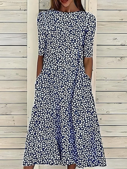 Annie | Coastal Bloom Dress - Prestiqlo