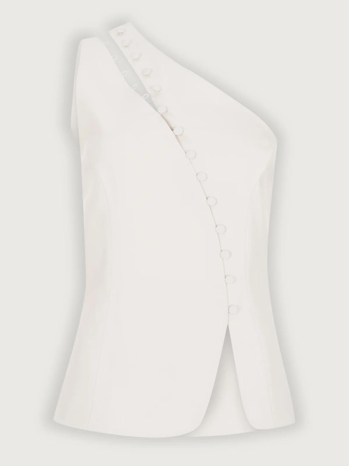 Ascent One - Shoulder Button Detail Top - Prestiqlo